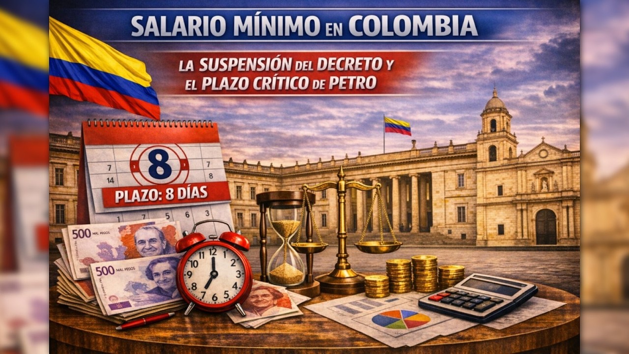 Salario mínimo en Colombia, plazo crítico para Petro
