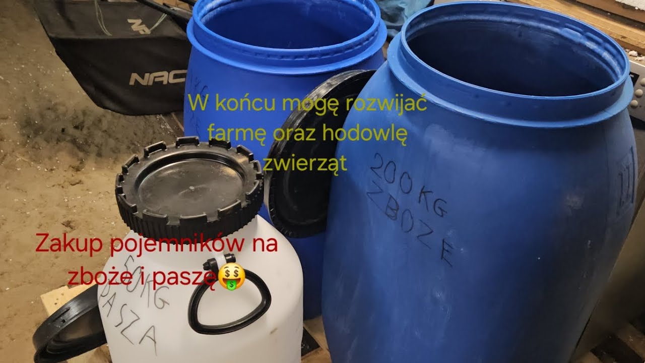 Zakup pojemników na zboże i paszę🤑 w końcu mogę rozwijać farmę oraz hodowlę zwierząt 🐇🐔 