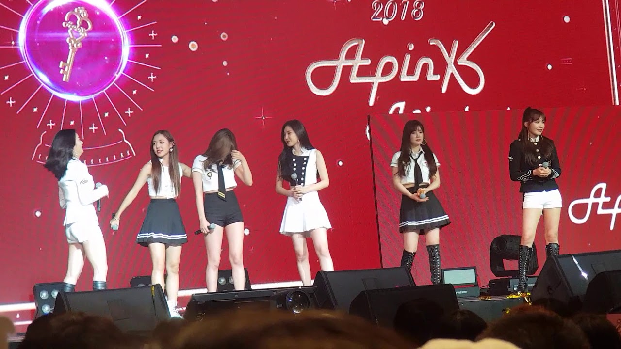 180929 에이핑크 대만팬 영상 마지막멘트