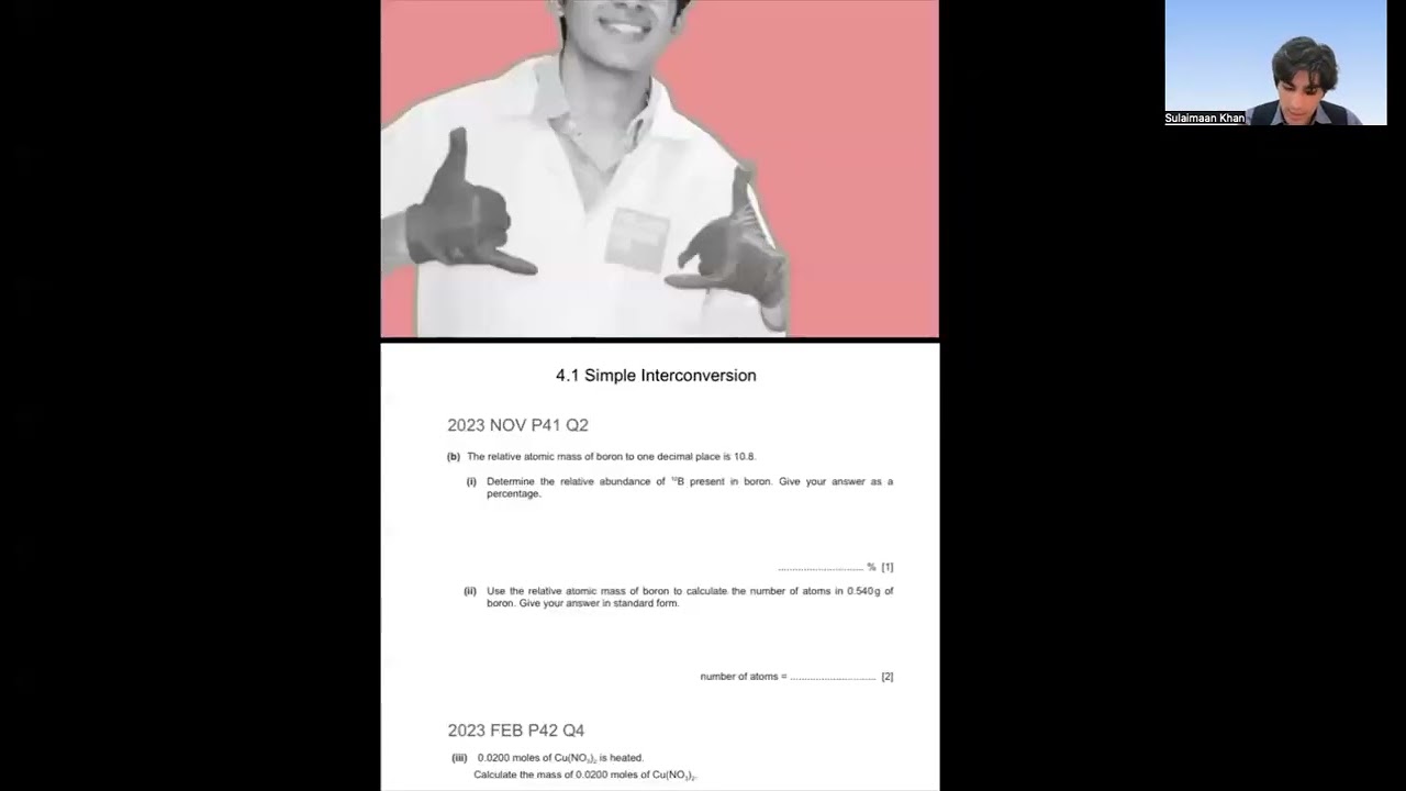 2025 M'J Moles & Stoichiometry Crash Course - Part 2