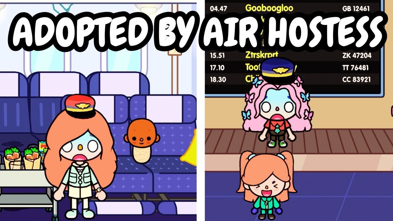 Adopted By Air Hostess | Toca Boca | Toca Life | Toca Boca World | Toca Life World