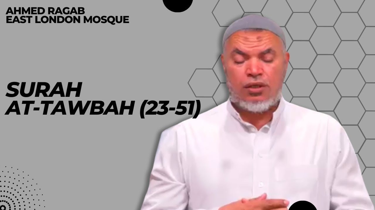 Surah At-Tawbah (23-51) | Ahmed Ragab | East London Mosque, London | Terawih Salaah 2022