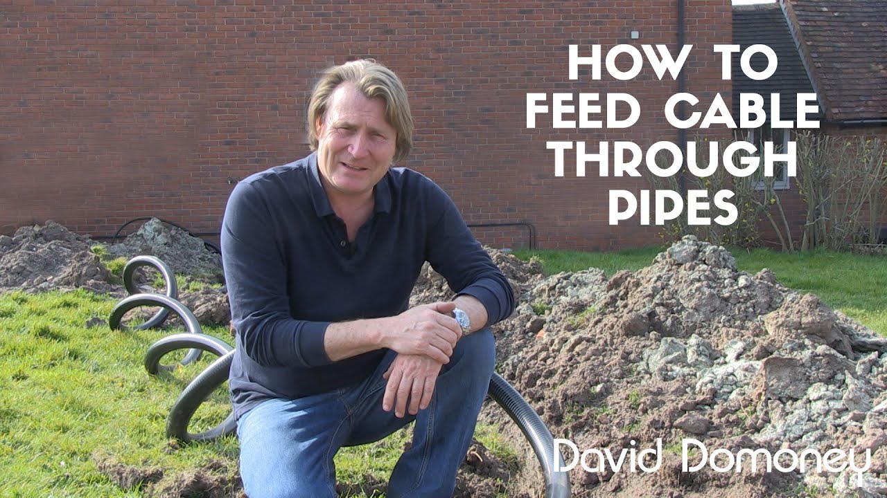 This Simple Trick Makes Underground Garden Wiring Effortless