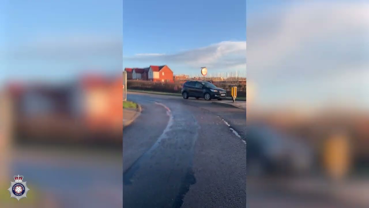 Driver found guilty of driving without due care and attention thanks to Op Snap video submission