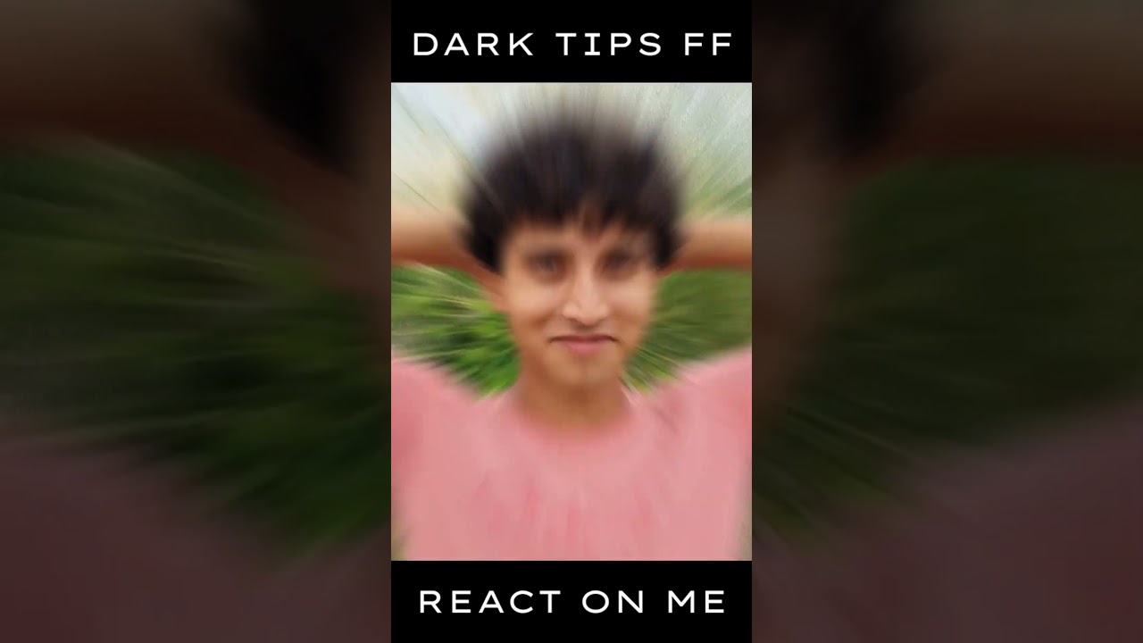 Dark tips ff React On Me😎