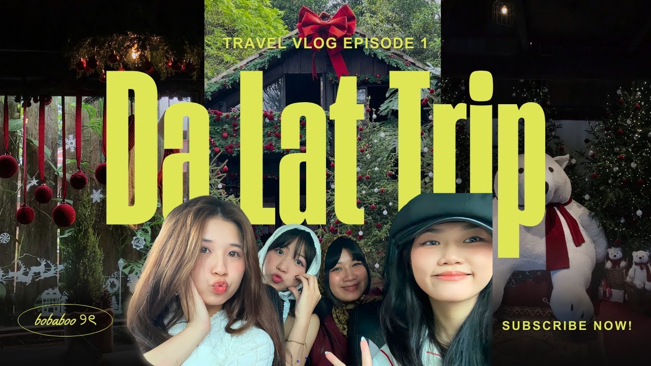 chuyến du lịch cuối năm ở Đà Lạt ep.1 | rainy day, travel vlog 🌧️🩶