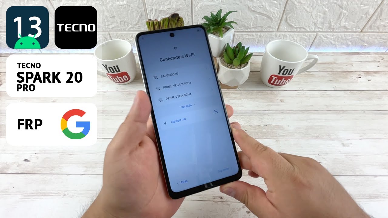 Eliminar Cuenta de Google Tecno Spark 20 Pro | Android 13