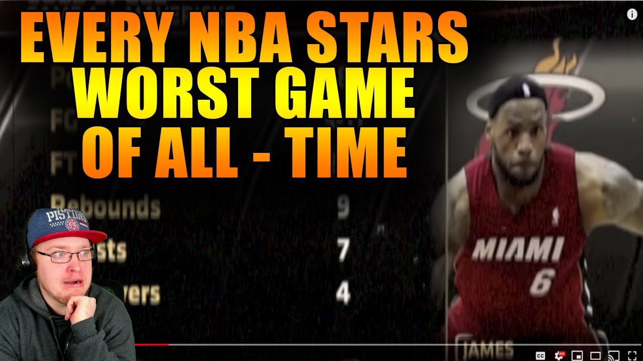 Reacting To Every NBA Legends Worst Game