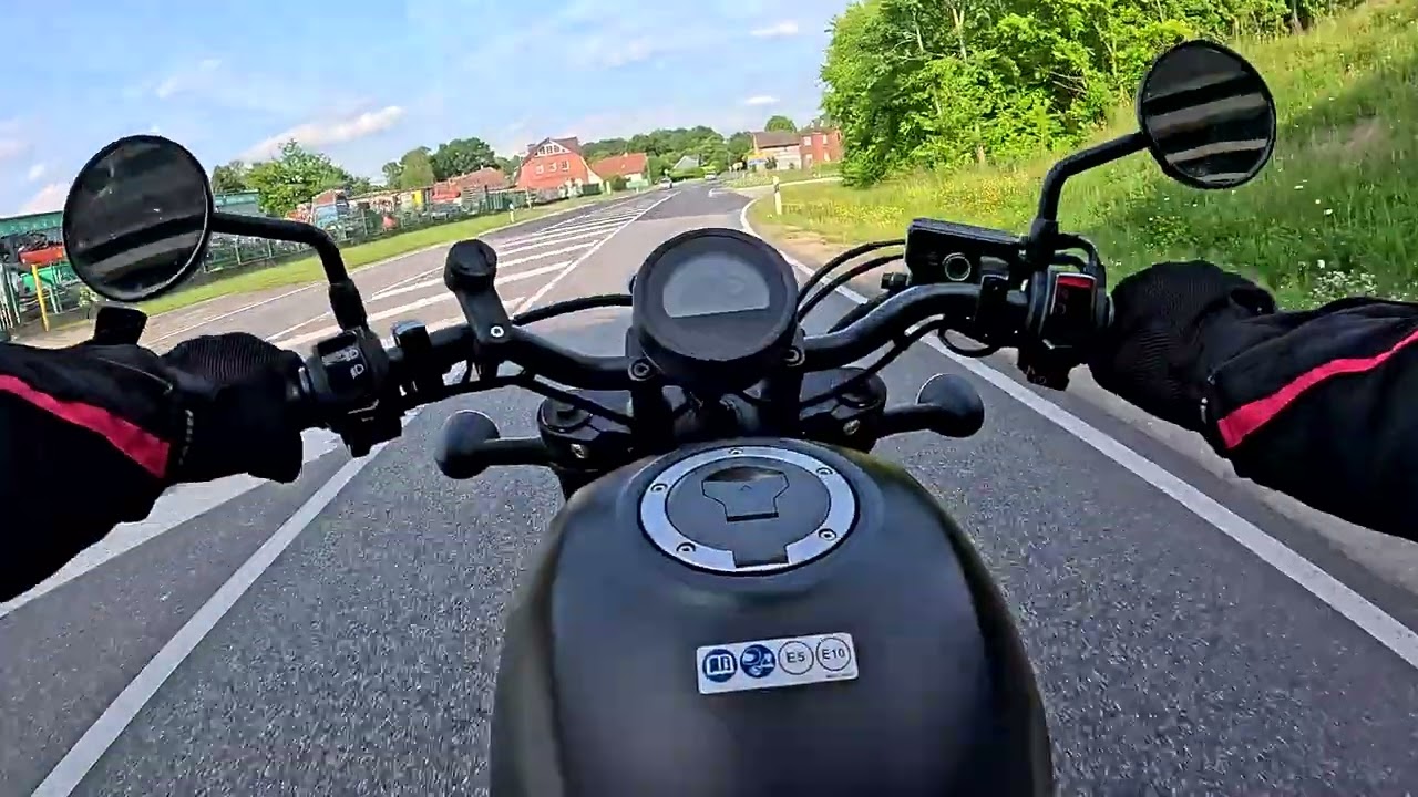 Honda CMX 500 Rebel  RAW POV