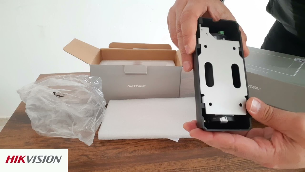 📦Unboxing Interfone ip com imagem anti-vandalismo Hikvision DS-KB8113-IME1 + Telas DS-KH6320-WTE1