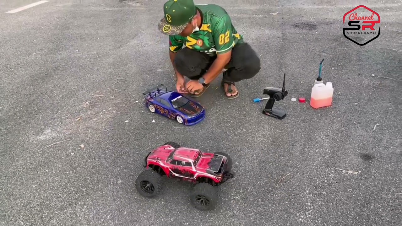 Unboxing & test run VRX RH1004 nitro 1/10 4WD 2 speed
