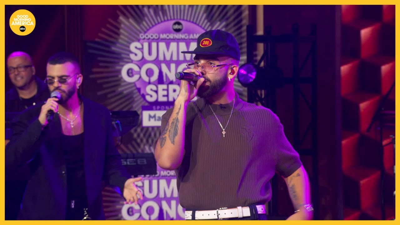 Manuel Turizo performs 'Mírame Ahora' on 'GMA'