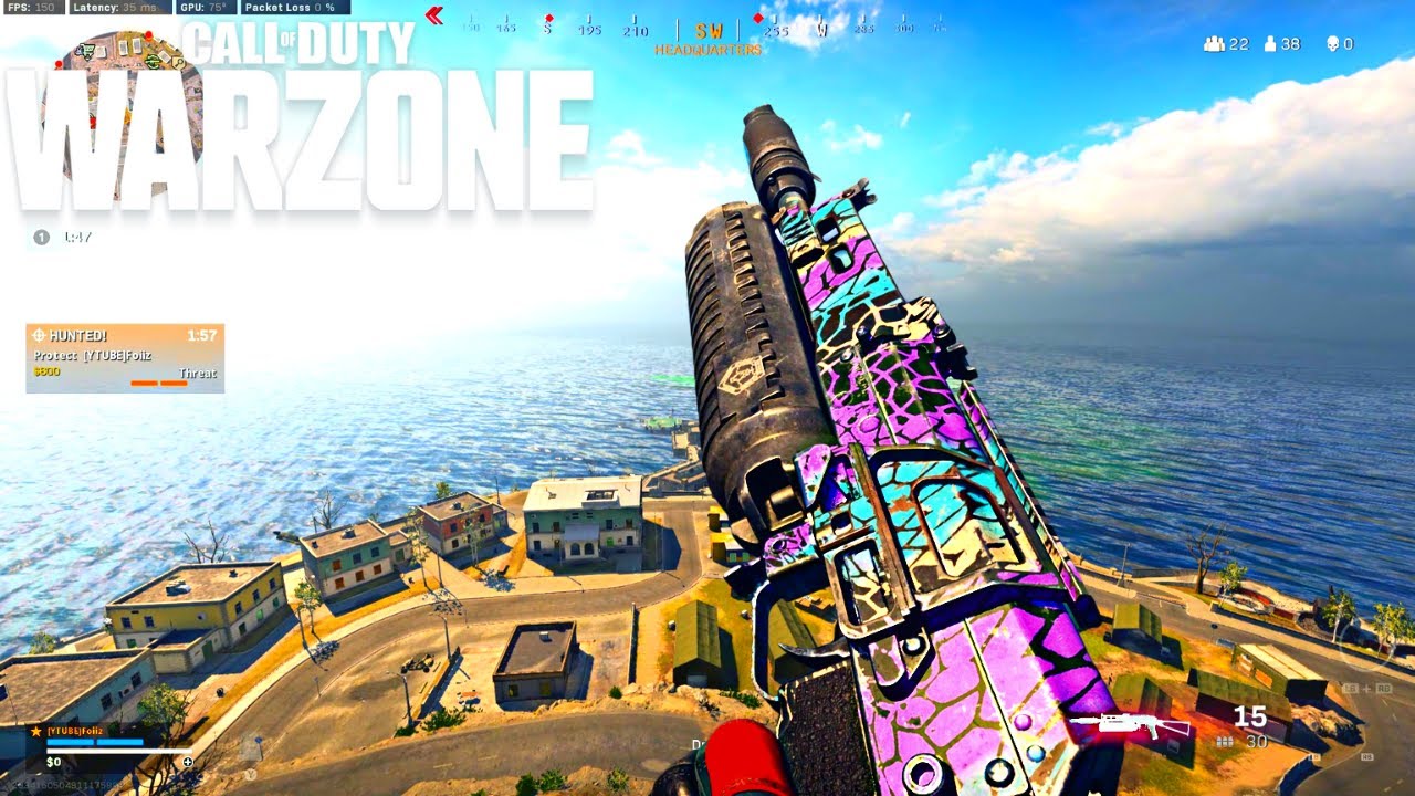 Call of Duty: Warzone - Rebirth Island Quads Win Gameplay - PP19 Bizon - [PC] - No Commentary