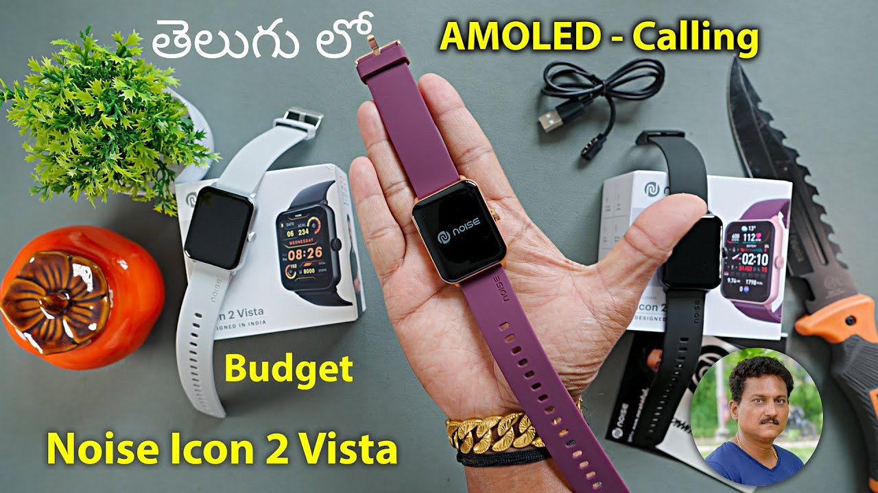 Noise icon 2 Vista AMOLED Calling Budget Smartwatch😲in Telugu...