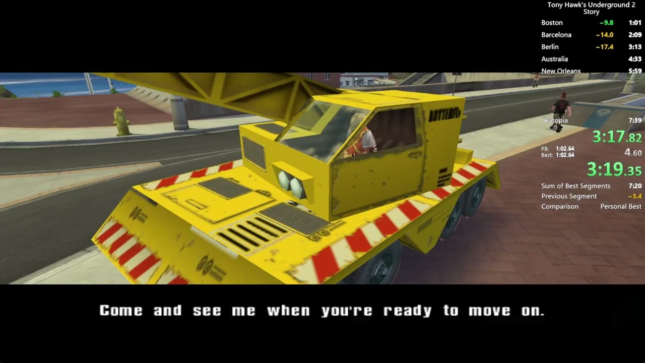 tony hawk's underground 2 story easy ng 7:34