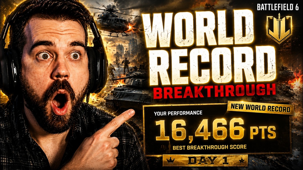 Battlefield 6 World Record? Breakthrough (First point only)