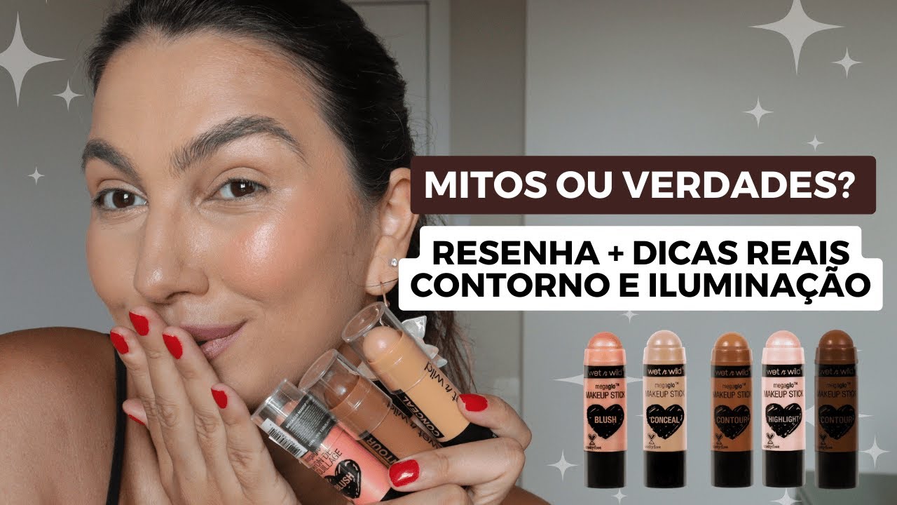BASTOES WET N WILD + O QUE É CERTO OU ERRADO NO CONTORNO E ILUMINAÇÃO!