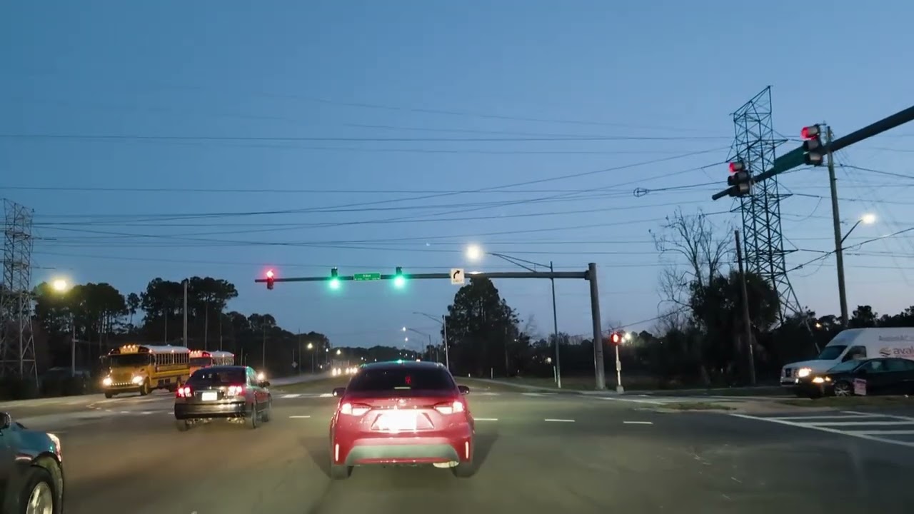 Driving Town Center to Atlantic, Jacksonville, FL, 2/21/24