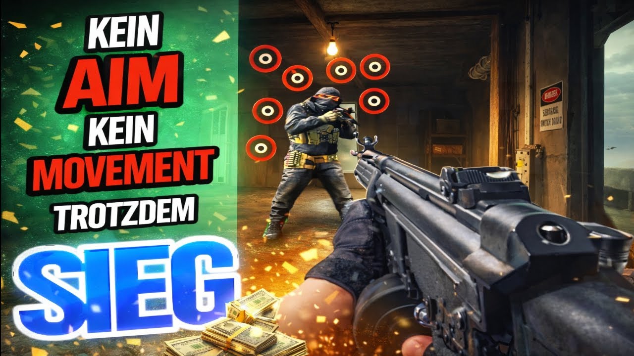 😱0 Skill, 0 Aim – aber TROTZDEM Sieg