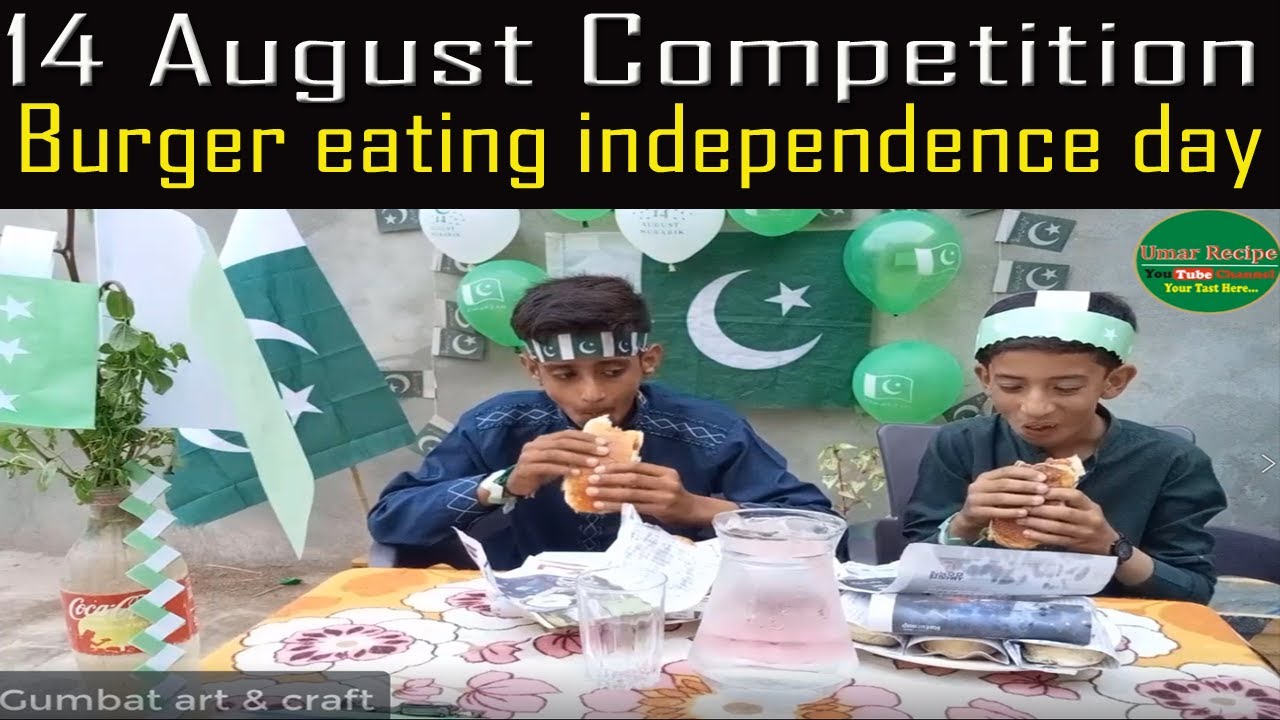 14 august competition | pakistan day | Refreshment | Gumbat art & craft