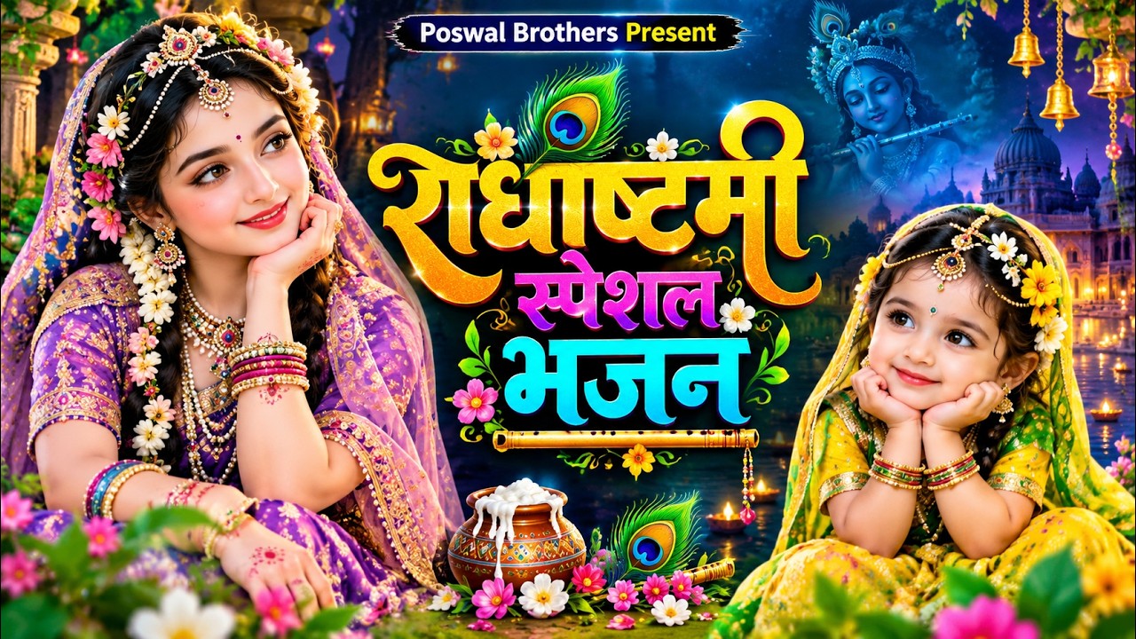 लाडो प्यारी को जनम दिन आयो री 🌸 | राधाष्टमी स्पेशल भजन | Indresh Upadhyay Ji | Radha Ashtami Bhajan