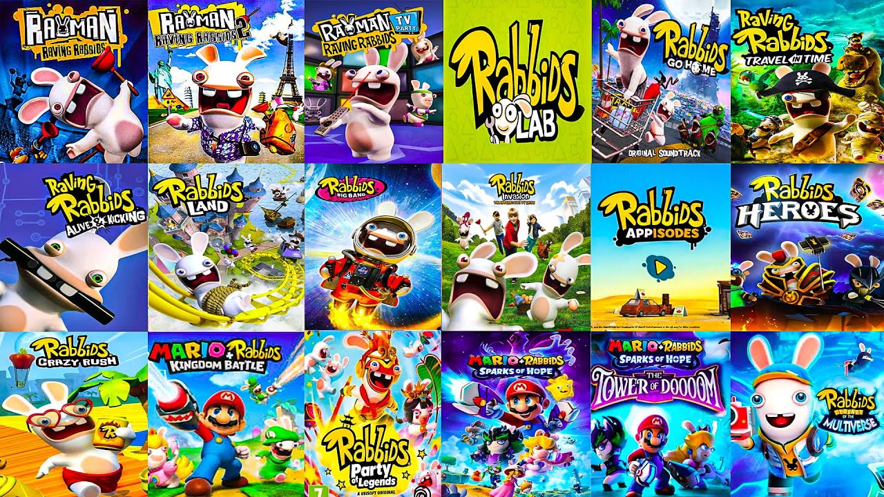 The Evolution of RAVING RABBIDS Games (2006-2024)