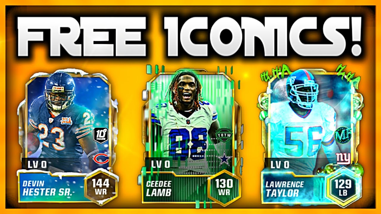 HOW TO GET FREE ICONIC PLAYERS! UPDATED INSANE METHODS! - Madden Mobile 24