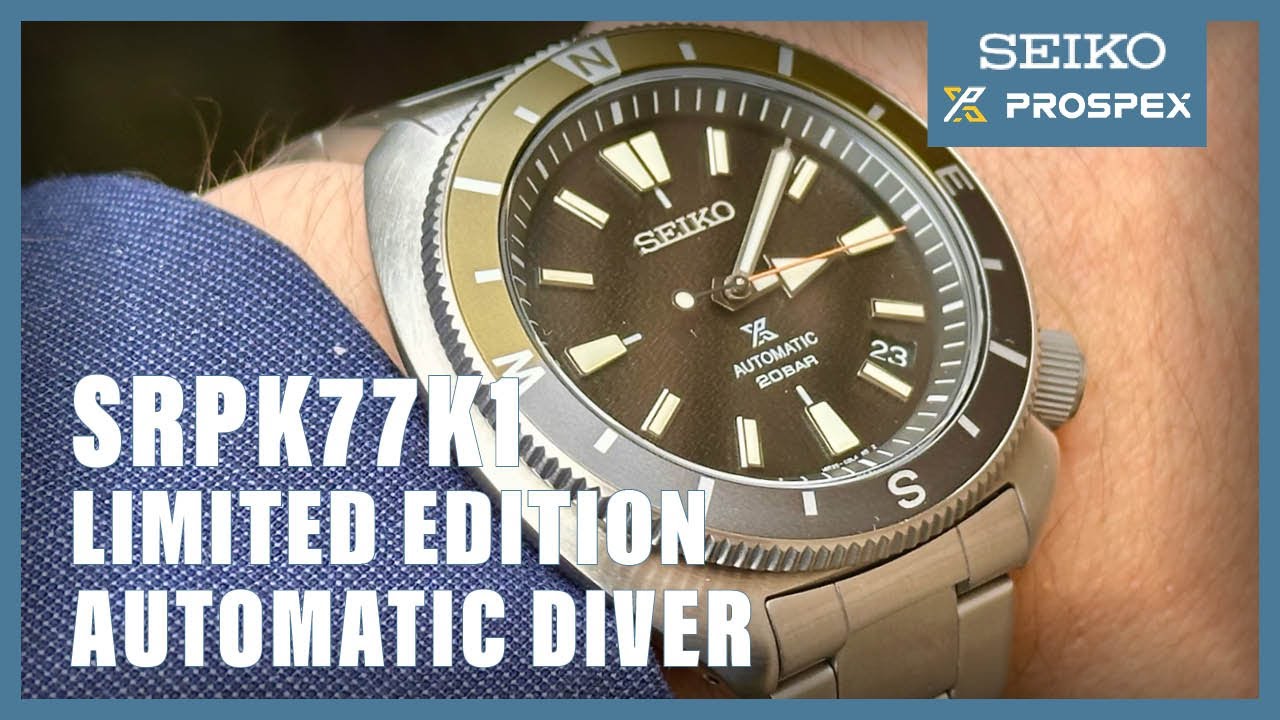 Unboxing The Seiko Prospex Diver SRPK77K1 - Limited Edition