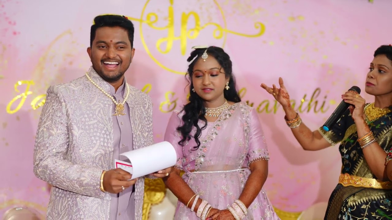 Pooja & Sonu Engagement Trailer (08-05-2025) #engagement #south #wedding #couple #brideandgroom 