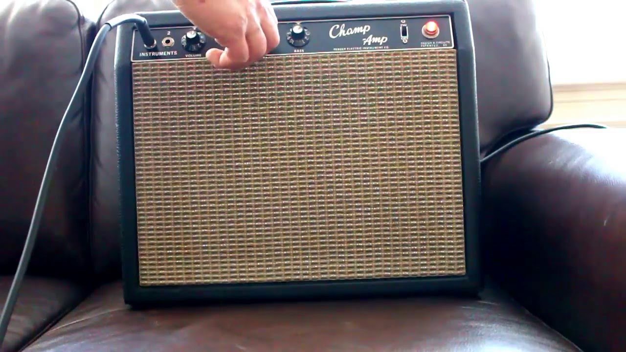 1965 Fender Champ Amp Blackface