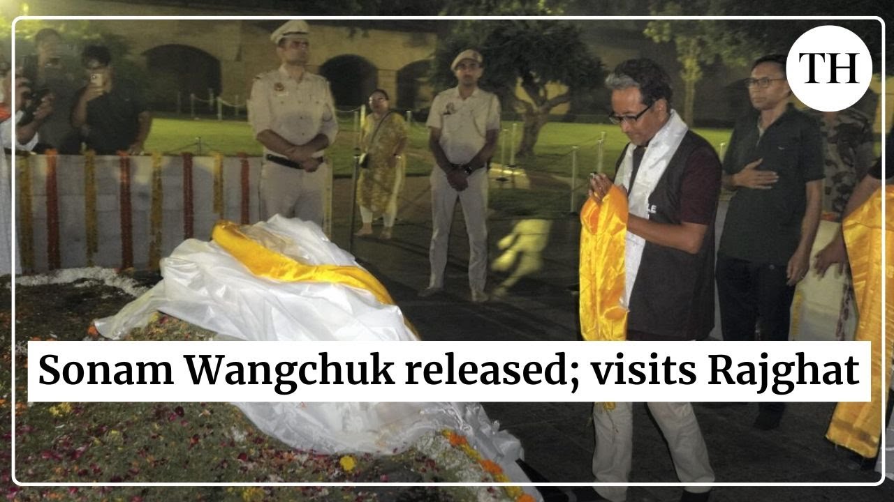 Sonam Wangchuk released, visits Rajghat