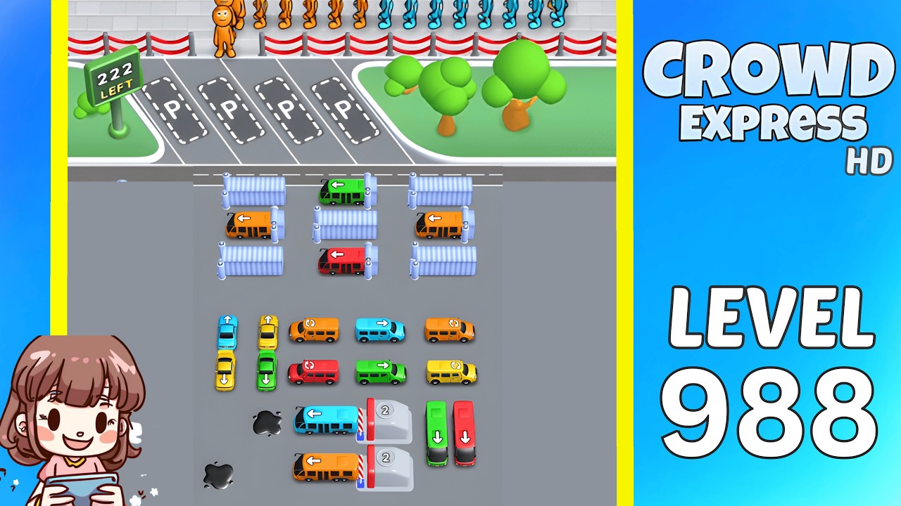 Crowd Express Level 988 Solution Walkthrough