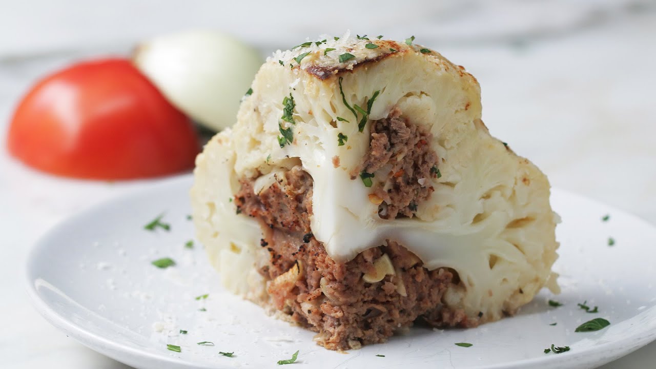 Low-Carb Stuffed Cauliflower
