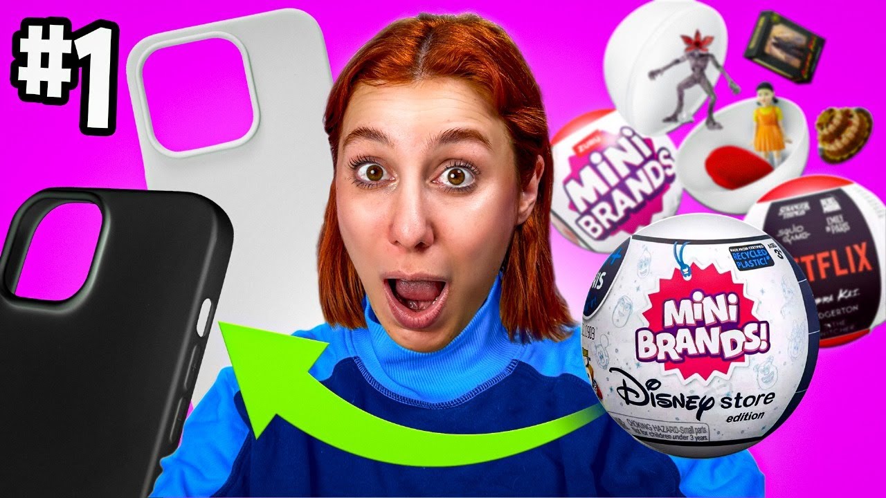 Uso MINIBRANDS para hacer FUNDAS para ustedes 🤔 🤔 🤔