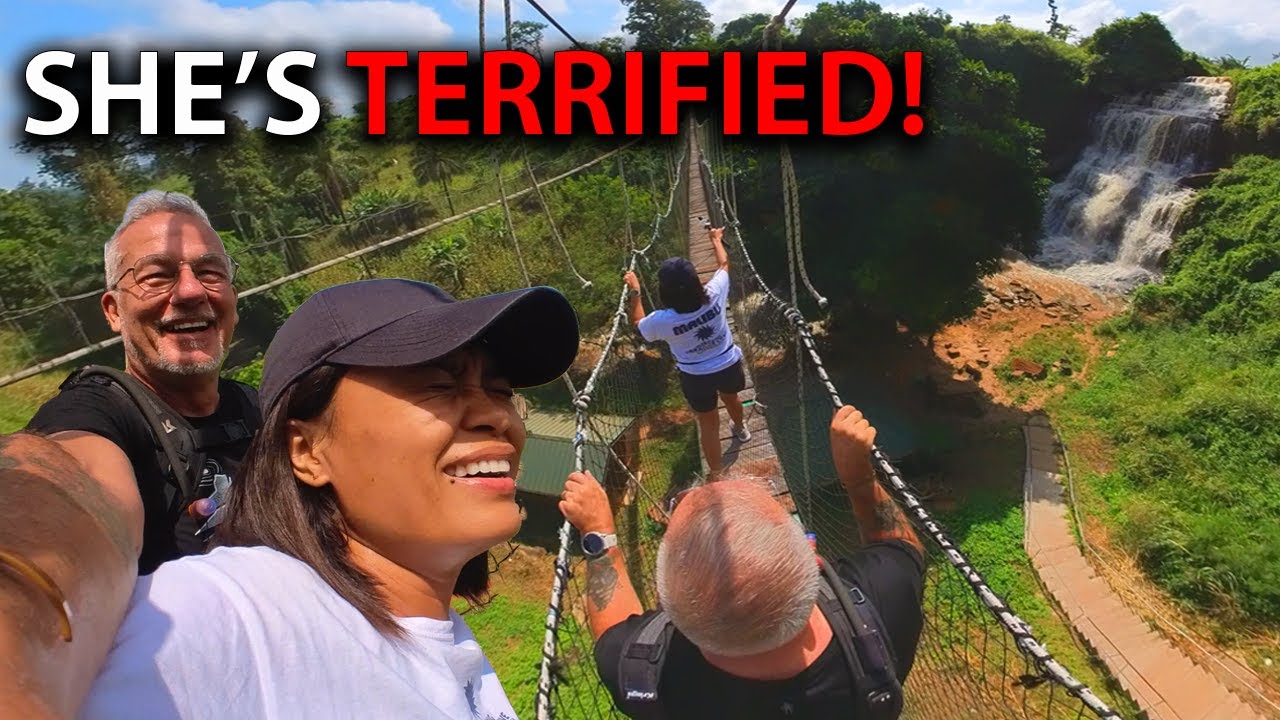 [S3-Ep24] Kintampo Falls Adventure in Ghana🇬🇭 #falls #ghana #africa #everyone #nature #adventure