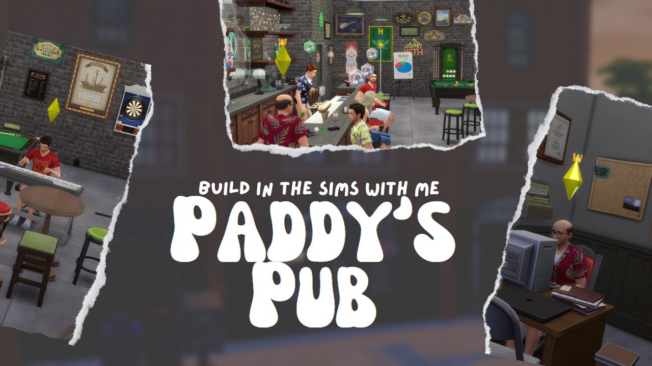 I Built Paddy's Pub from It's Always Sunny in the Sims