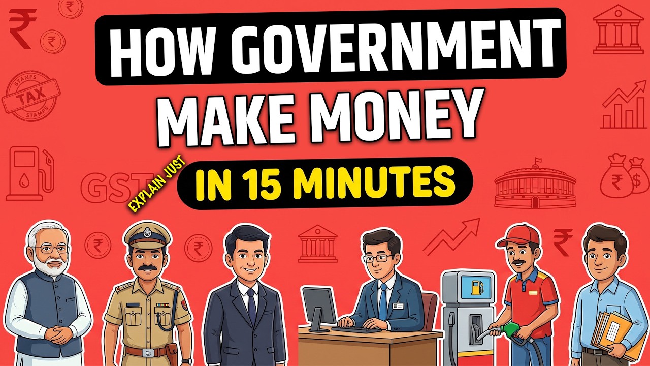 How Entire Indian Government Money System Works in 15 Mins