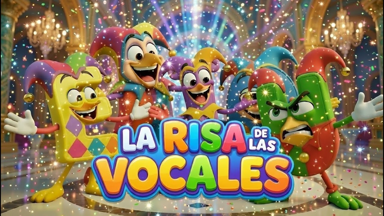 La Risa de las Vocales 😄🔤 | Canción Rock Infantil | Animal Rock Kids