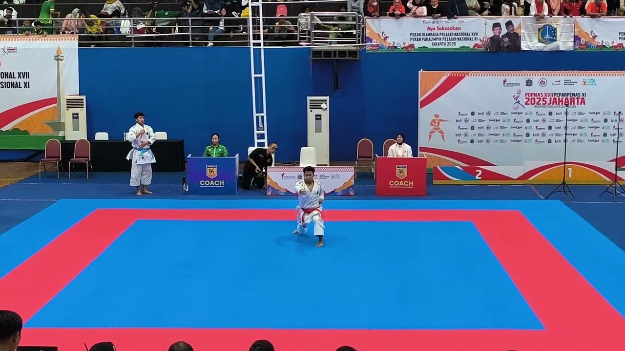 SEMIFINAL KATA PERORANGAN PUTRA - NAUFAL PUTRA DIANDRA (JABAR) VS MALVIAN DWI (JATIM) - POPNAS 2025