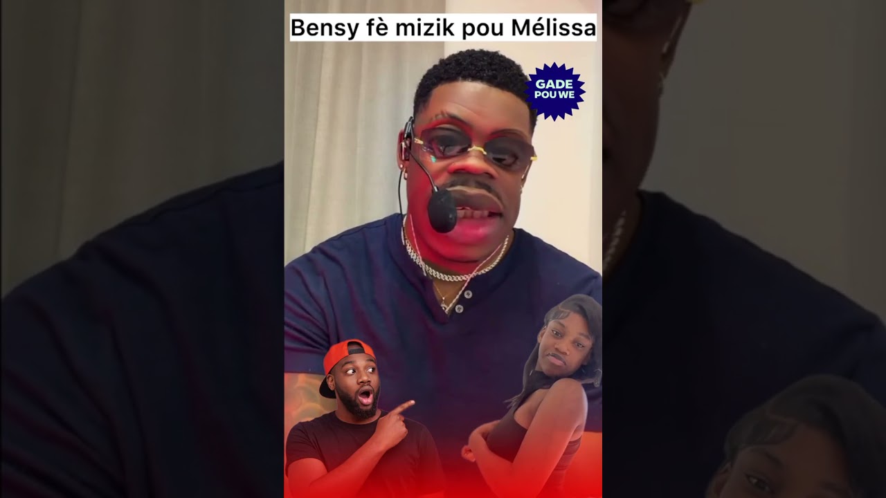 Bensy fè Mizik Pou Mélissa 🙆😂 #gadepouwe