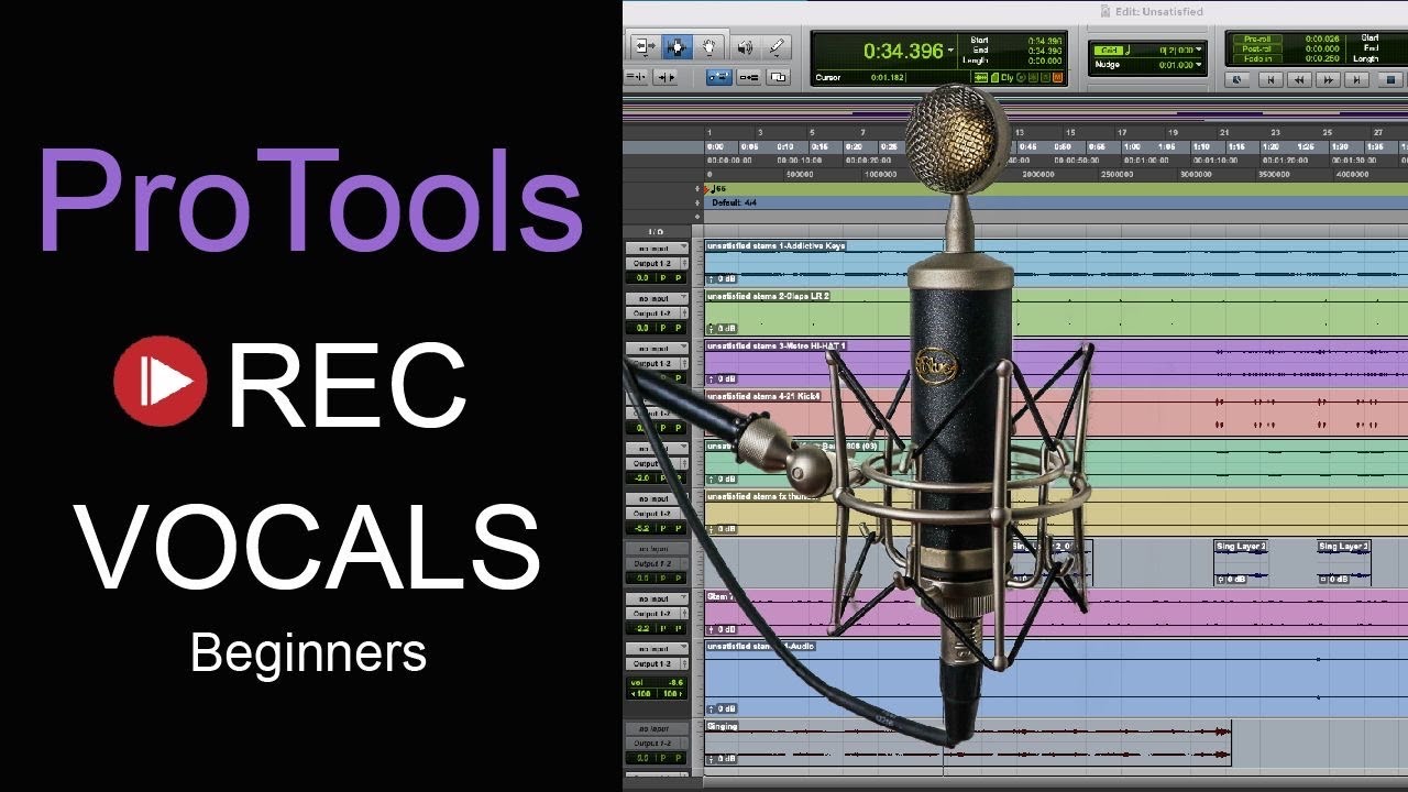 ProTools How To Record Vocals | Beginners