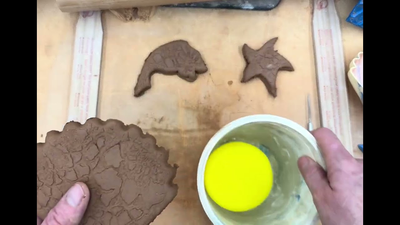 #3: Clay Charms: Using cookie cutters to cut from slab. 