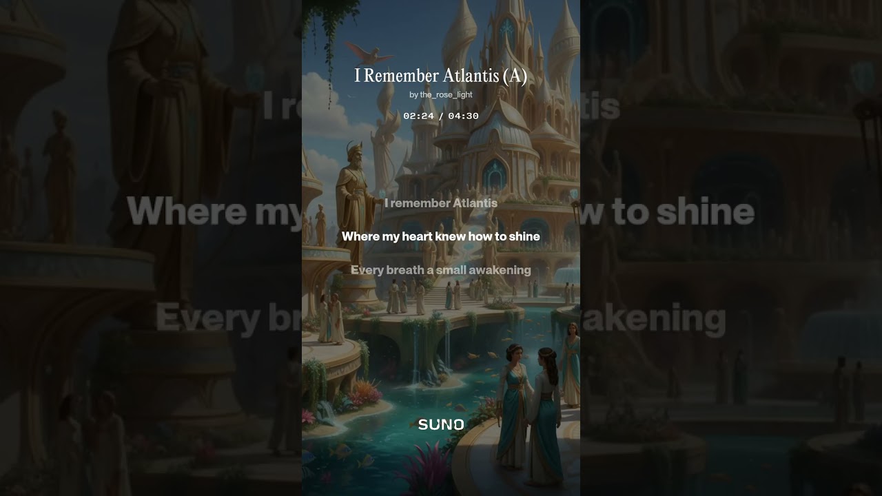 I Remember Atlantis (A) #Atlantis #awaken #song