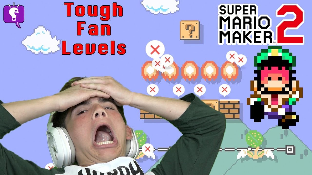 Суперсложные уровни для фанатов в Mario Maker 2 на HobbyFamilyTV