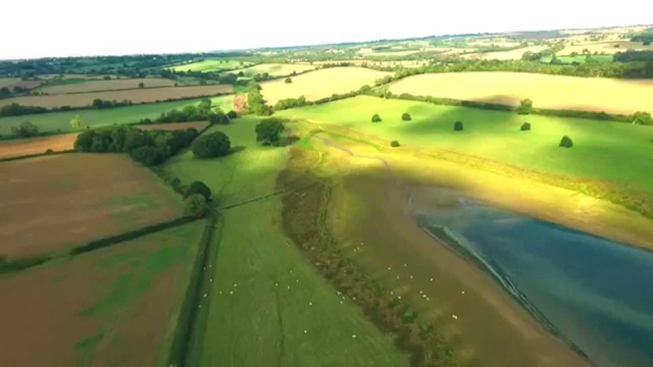 hollowell reservoir drone  fly-over