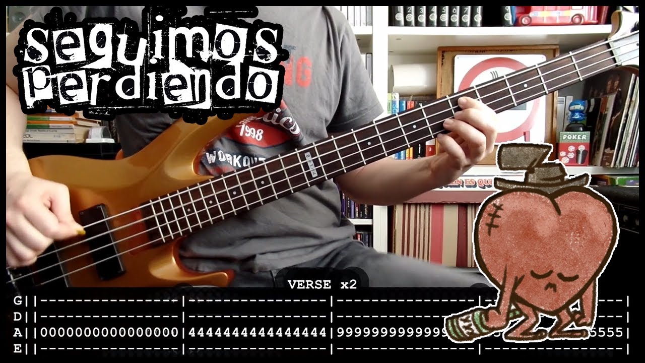 SEGUIMOS PERDIENDO - Una y otra vez (bass cover w/Tabs & lyrics)
