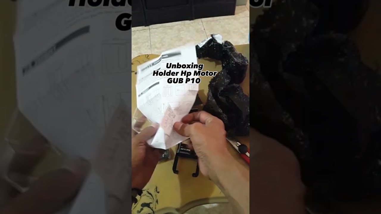 Unboxing Holder Hp GUB P10 #holderhp #motorvlog  