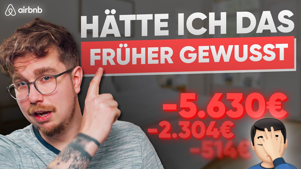 Vermeide diese 5 Fehler für deine erste Ferienwohnung als Kurzzeitvermieter (über 6.000€ sparen)
