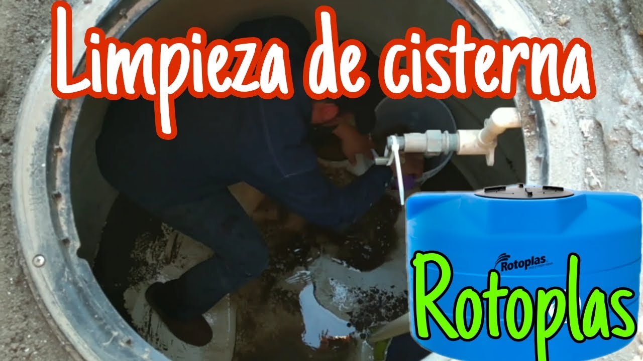 Limpieza de cisterna Rotoplas. Hazlo tú mismo en 3-4 horas.