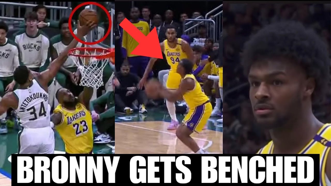 Lakers Bench Bronny for a UNDRAFTED Player! Giannis BLOCKS Lebron to the Shadow Realm!